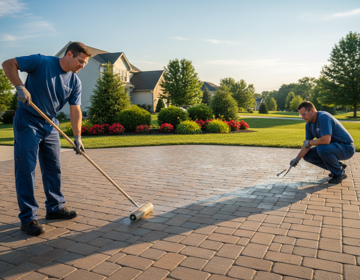 Protect Driveway Pavers In Upper Arlington